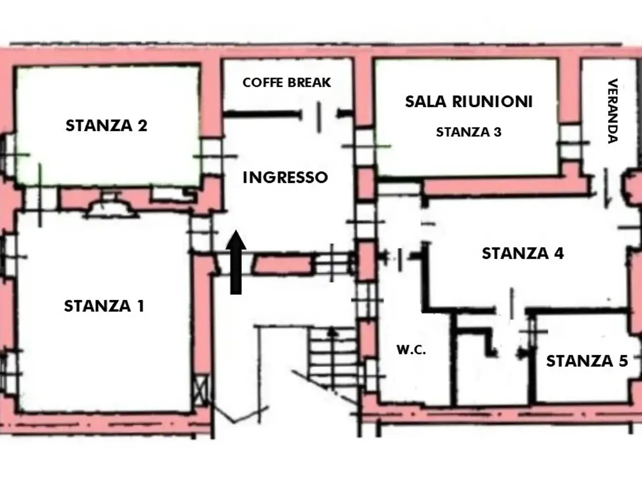 Ufficio in So Inghilterra 39, Torino, {3} - Planimetria 1