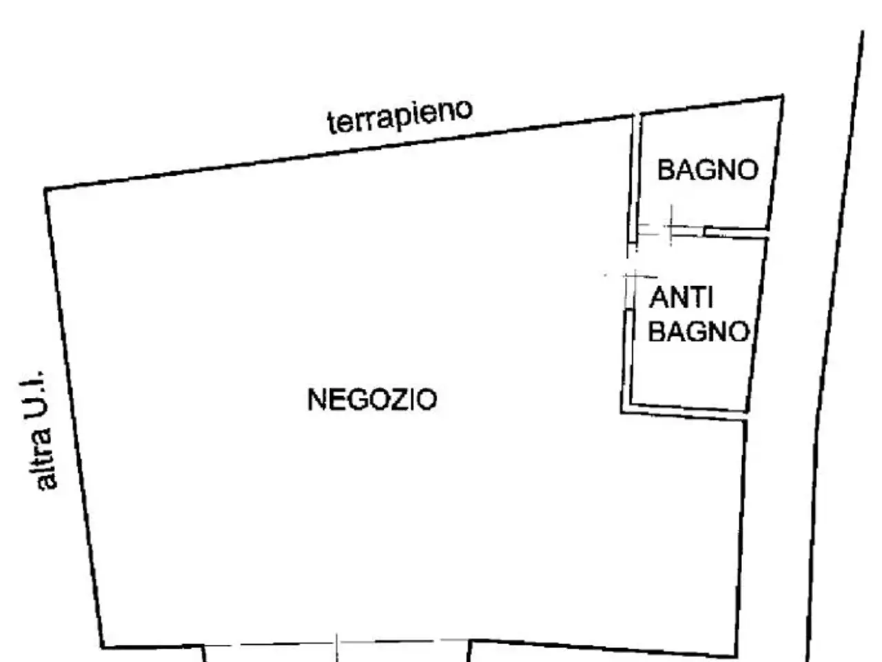 Negozio in Via Francesco Catel 11, Roma, {3} - Planimetria 1