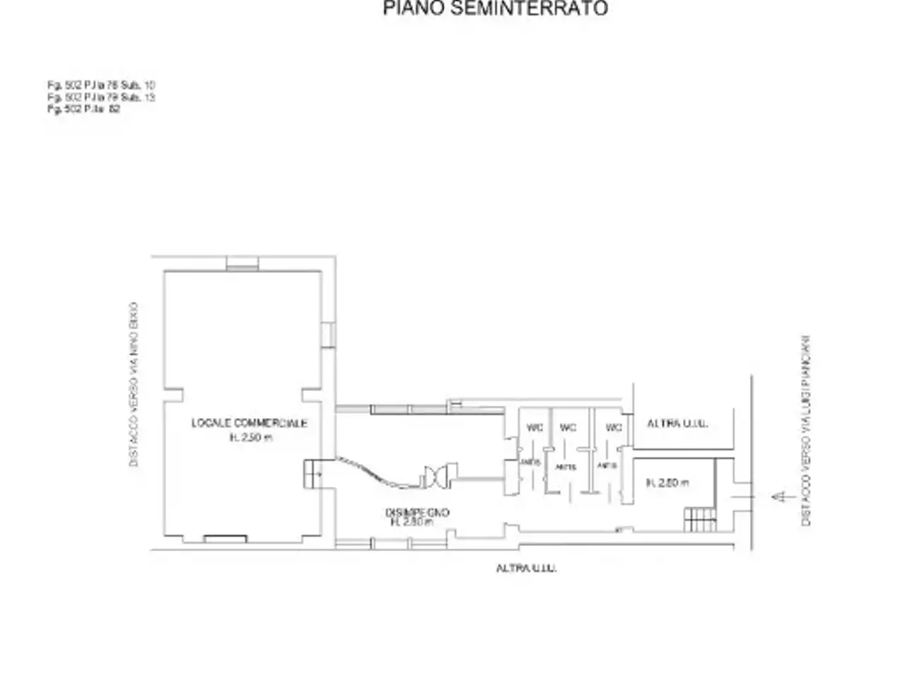 Negozio in Via Luigi Pianciani 19, Roma, {3} - Planimetria 1
