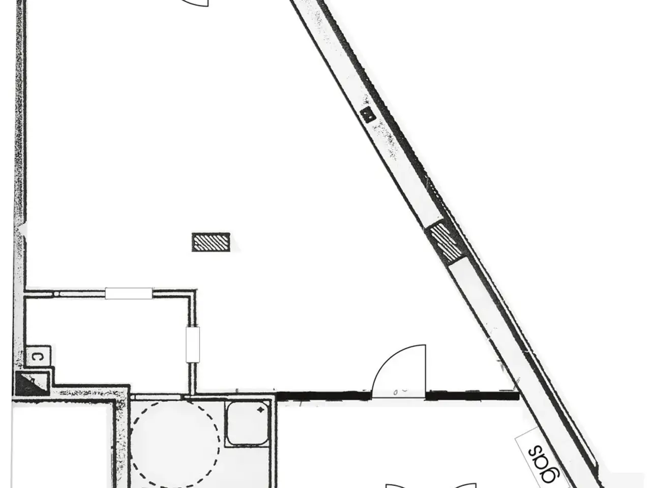 Palazzina commerciale in Via Giramo 9, Abbiategrasso, {3} - Planimetria 1