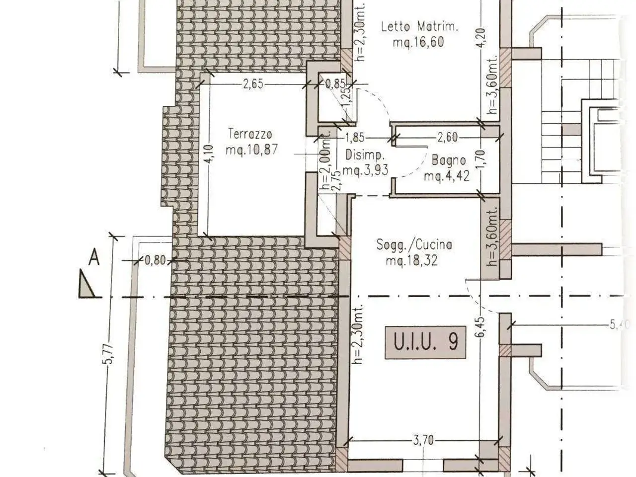 Bilocale in vendita, Via Città di Palermo 146b, Bagheria - Planimetria 1