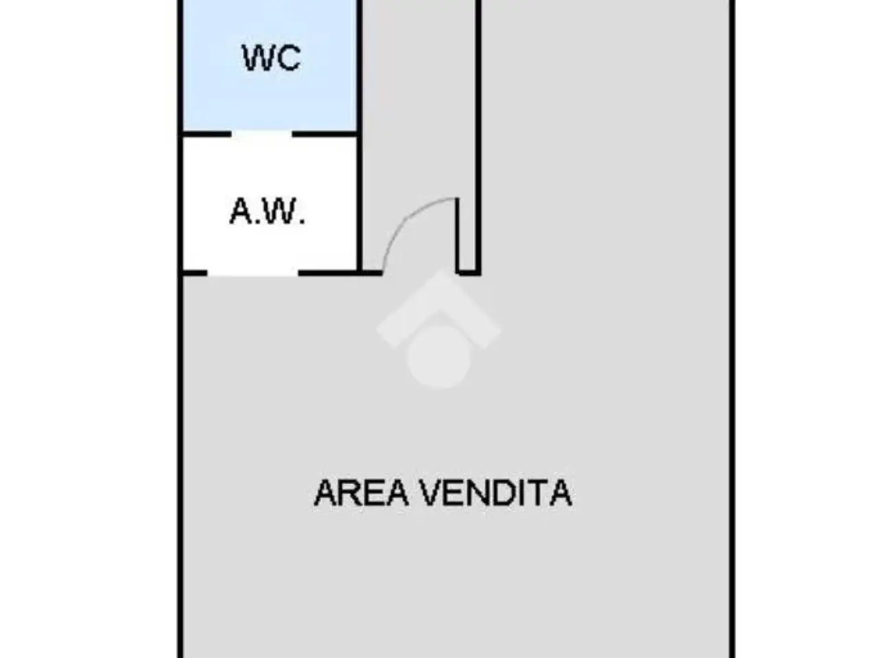 Negozio in Via Duca della Verdura 63, Palermo, {3} - Planimetria 1