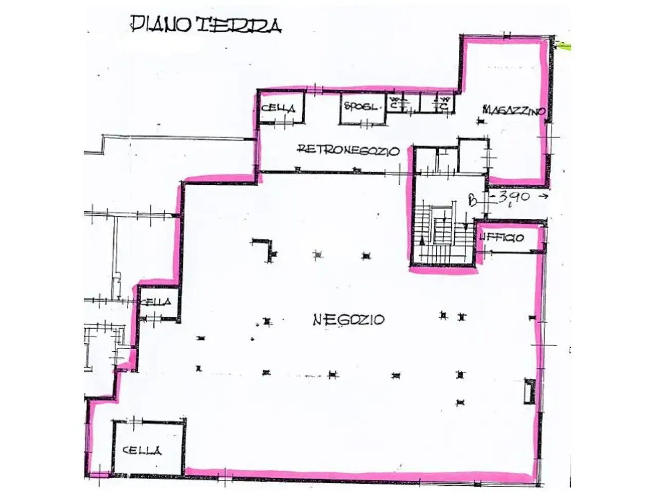 Ufficio in Via Don P. Mazzolari, Casalgrande, {3} - Planimetria 1