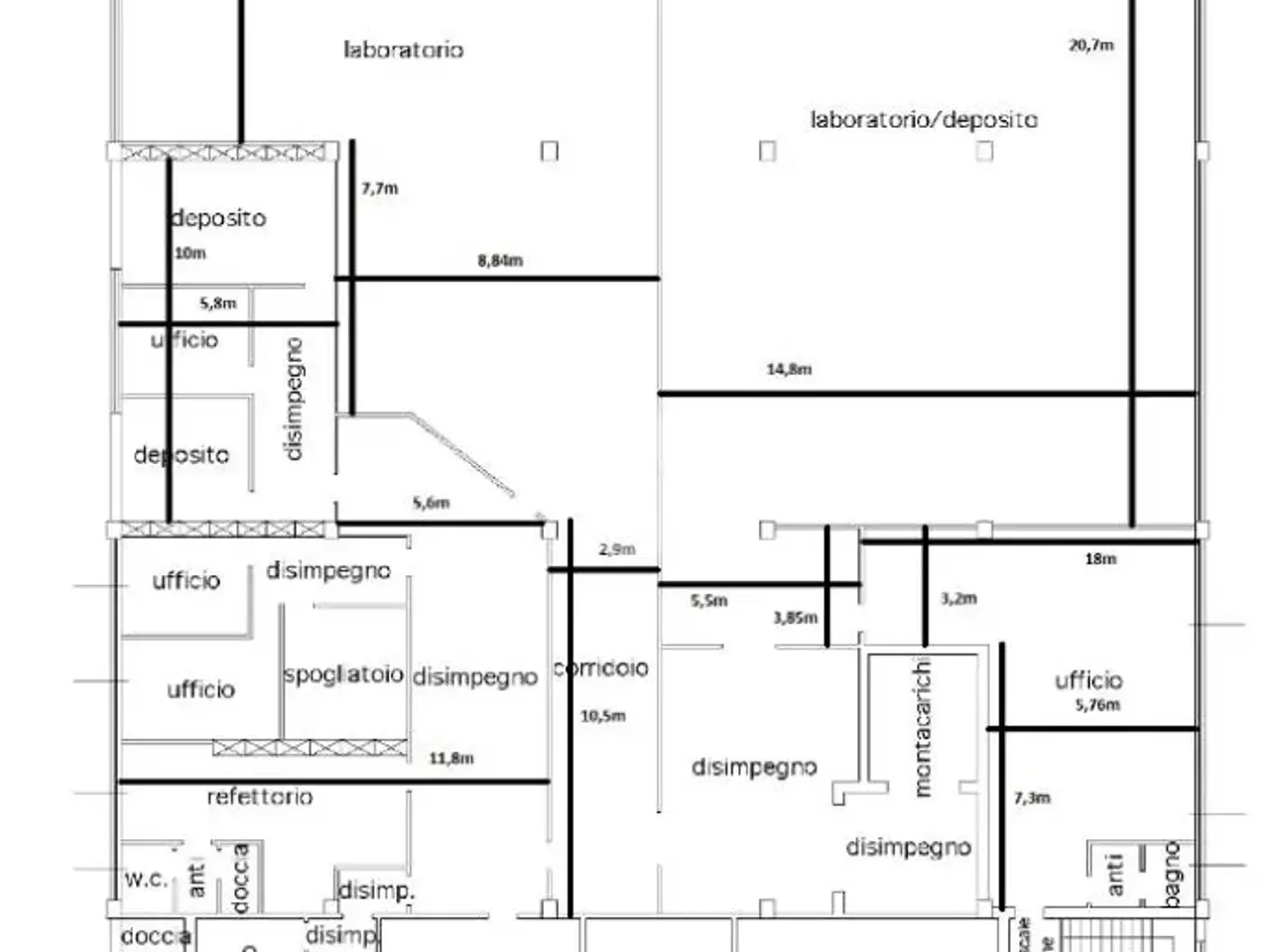 Capannone in Via Lidice 11, San Giorgio Di Piano, {3} - Planimetria 1