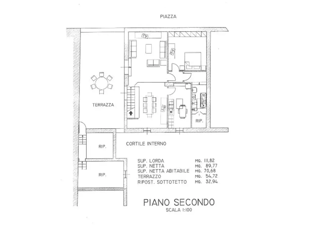 Ufficio in Via Giuseppe Garibaldi 6, Casalpusterlengo, {3} - Planimetria 1