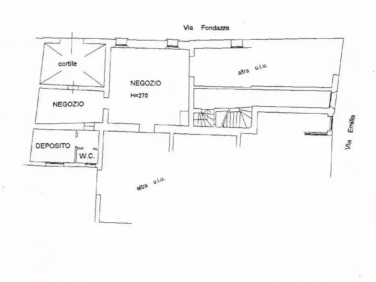 Locale commerciale in , Imola, {3} - Planimetria 1