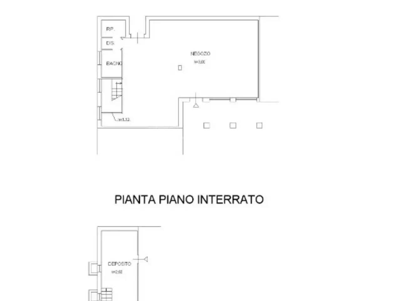 Negozio in Via Giacomo Matteotti 54, Noceto, {3} - Planimetria 1