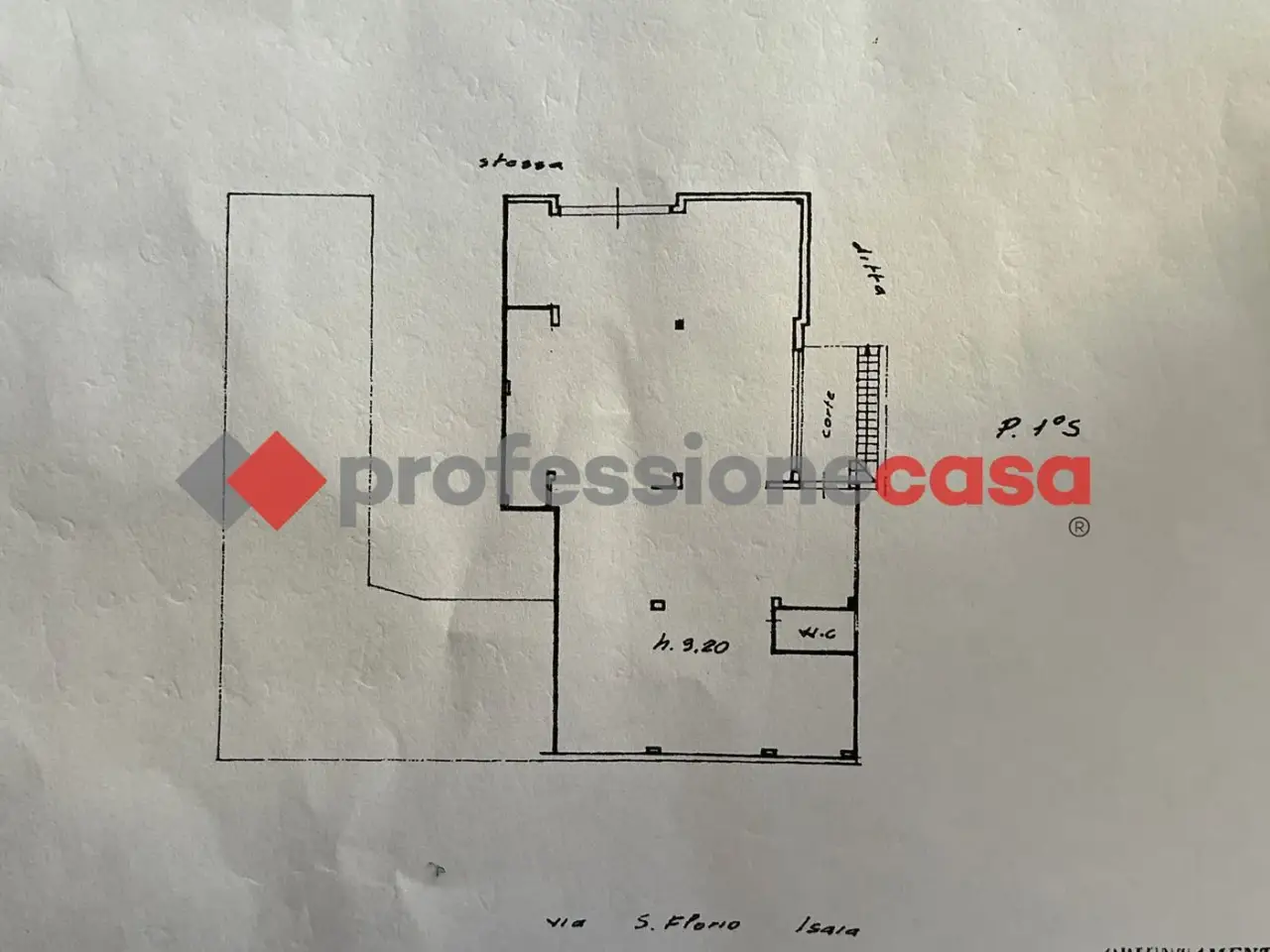 Magazzino in Via Florio Isaia 9, Catania, {3} - Planimetria 1