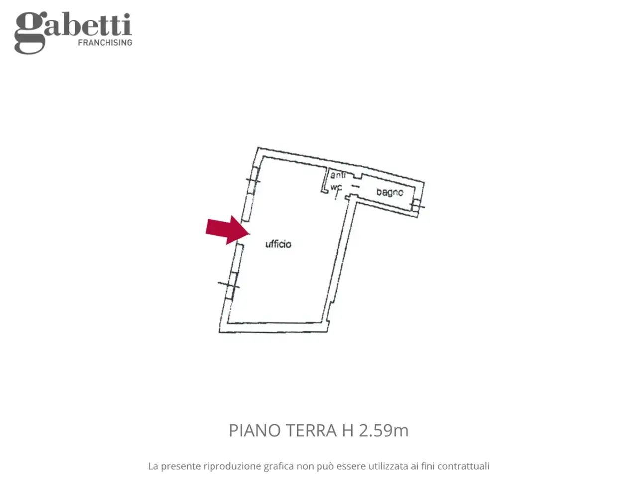 Negozio in Via Battaglione Gemona 98, Cordovado, {3} - Planimetria 1