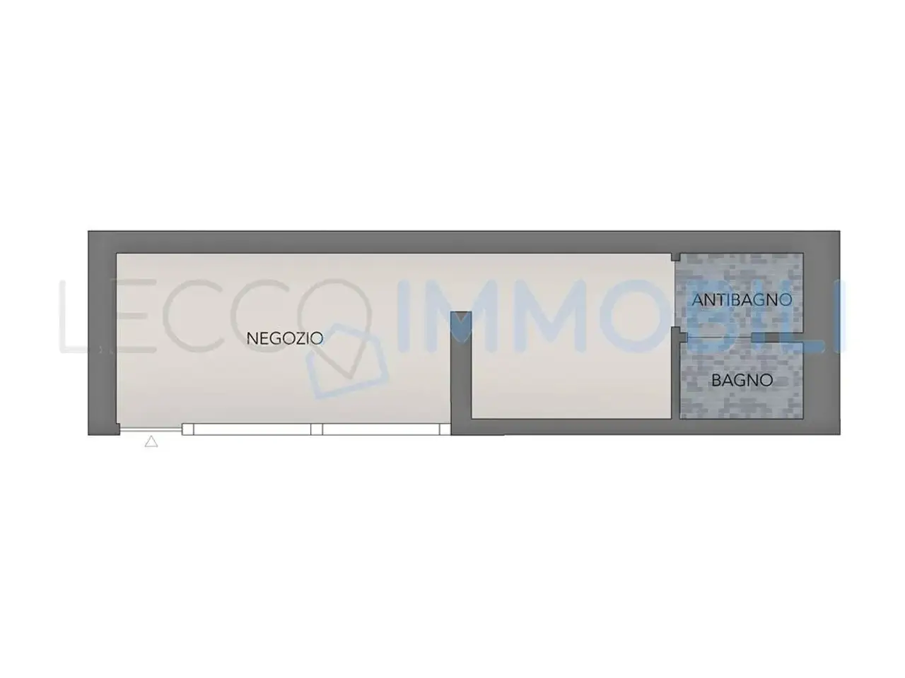 Negozio in Via Montegrappa 28, Lecco, {3} - Planimetria 1