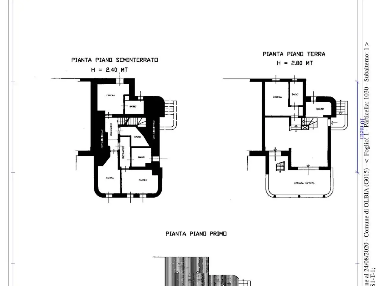 Villa in vendita, Via Caletta 10, Olbia - Planimetria 1