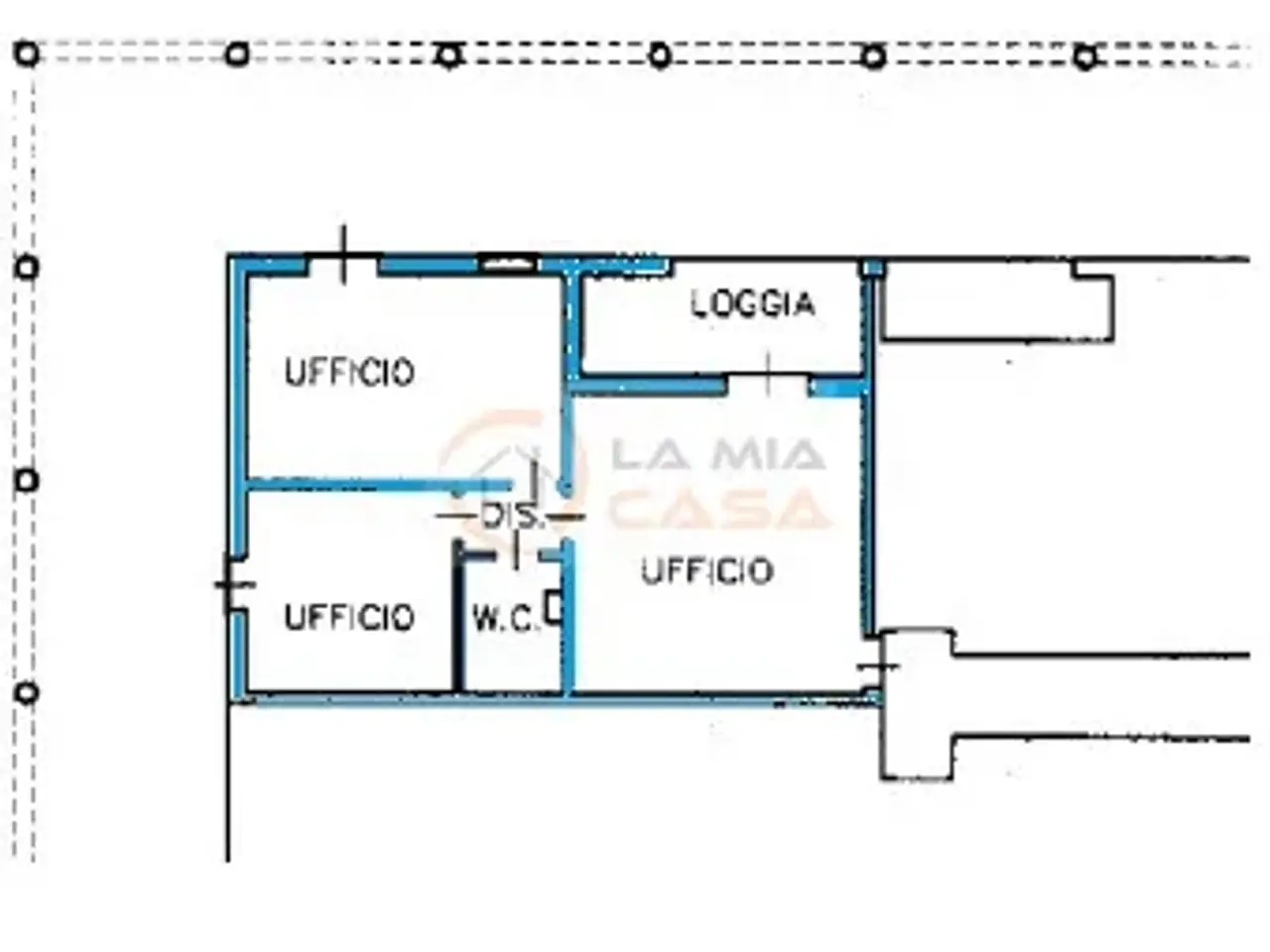 Ufficio in Via Luigi Configliachi - Abano Terme, Abano Terme, {3} - Planimetria 1