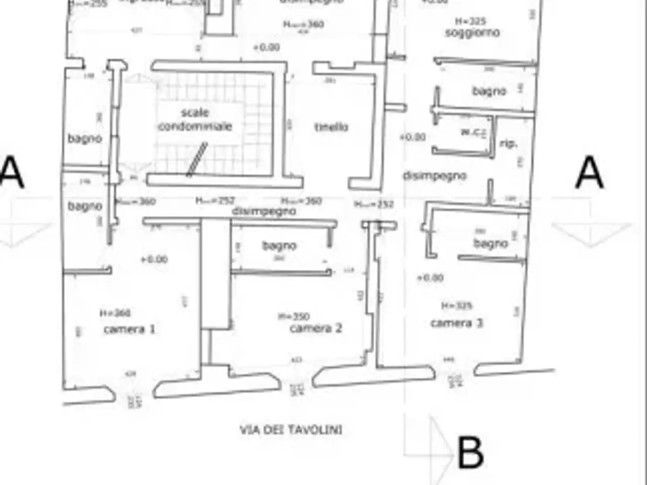 Bed & Breakfast in , Firenze, {3} - Planimetria 1