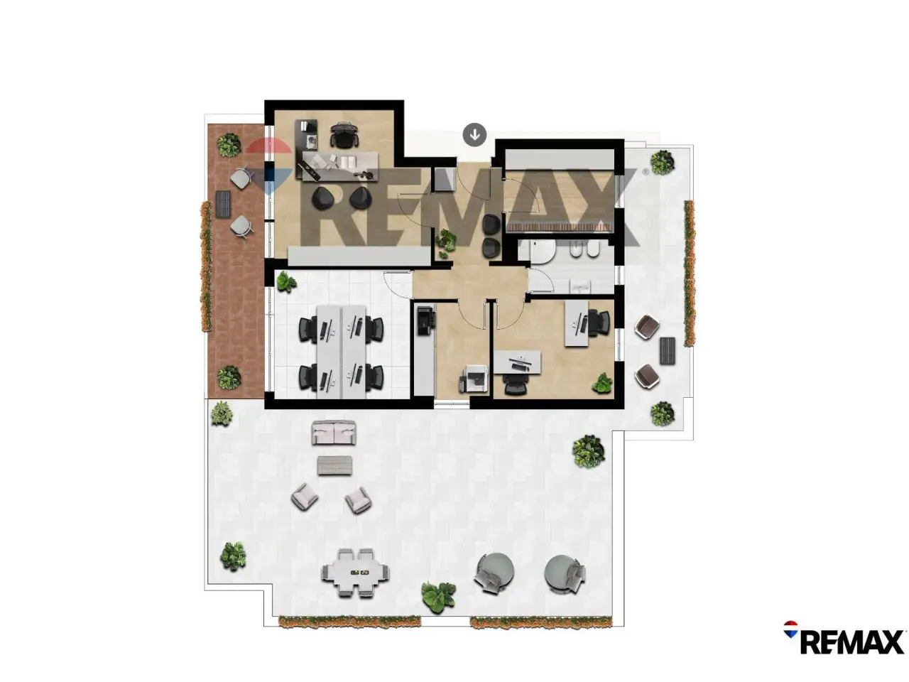 Ufficio in Via Natale Betelli 60, Dalmine, {3} - Planimetria 1