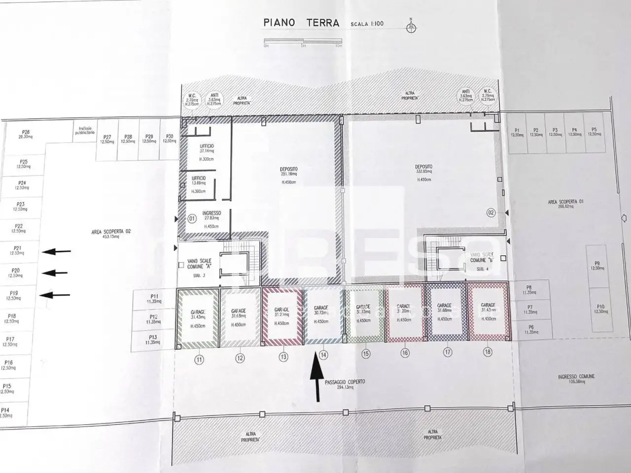 Negozio in Via Gianbattista Tiepolo, Mogliano Veneto, {3} - Planimetria 1
