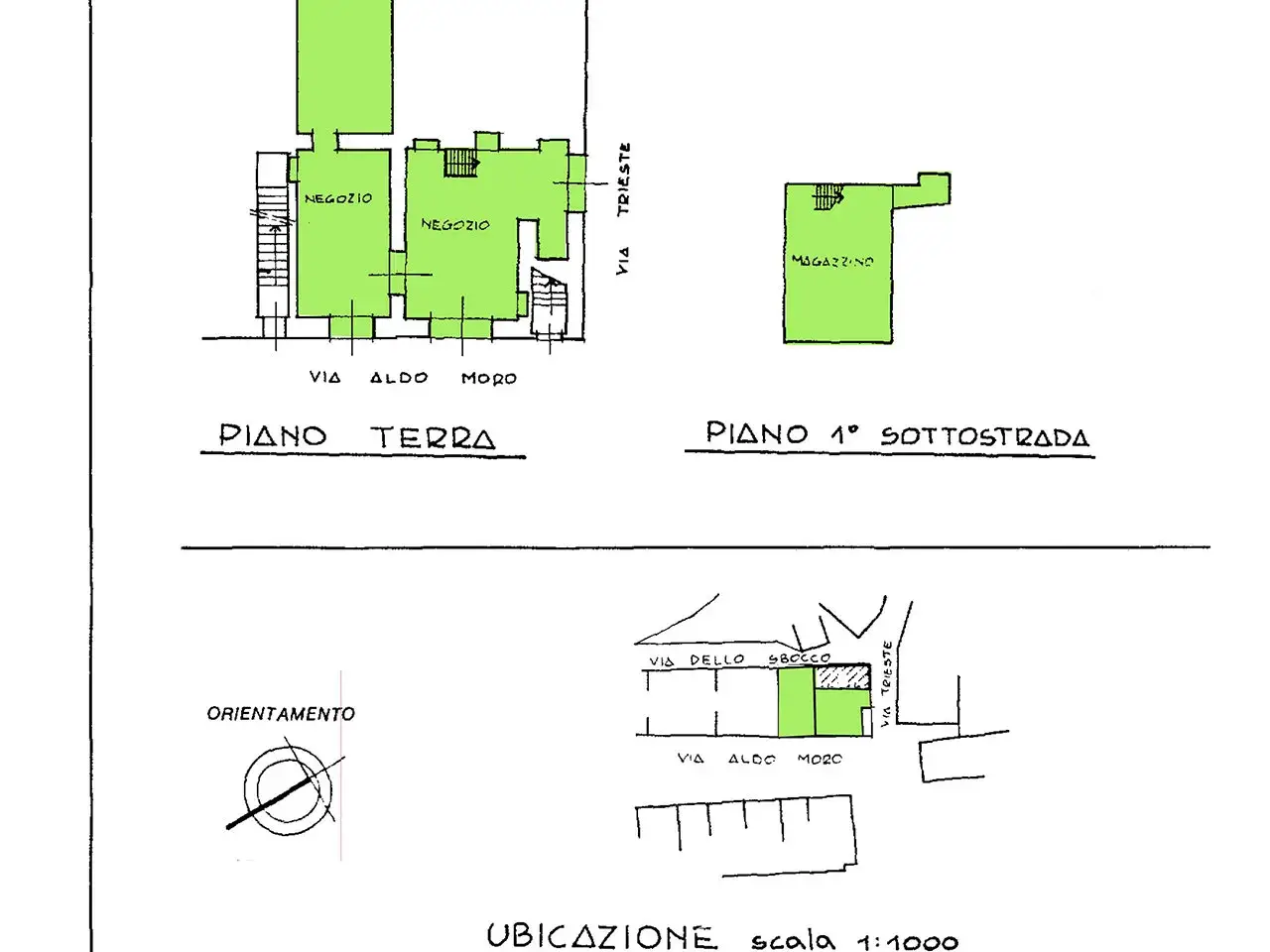 Negozio in Via Aldo Moro 41, Gavorrano, {3} - Planimetria 1