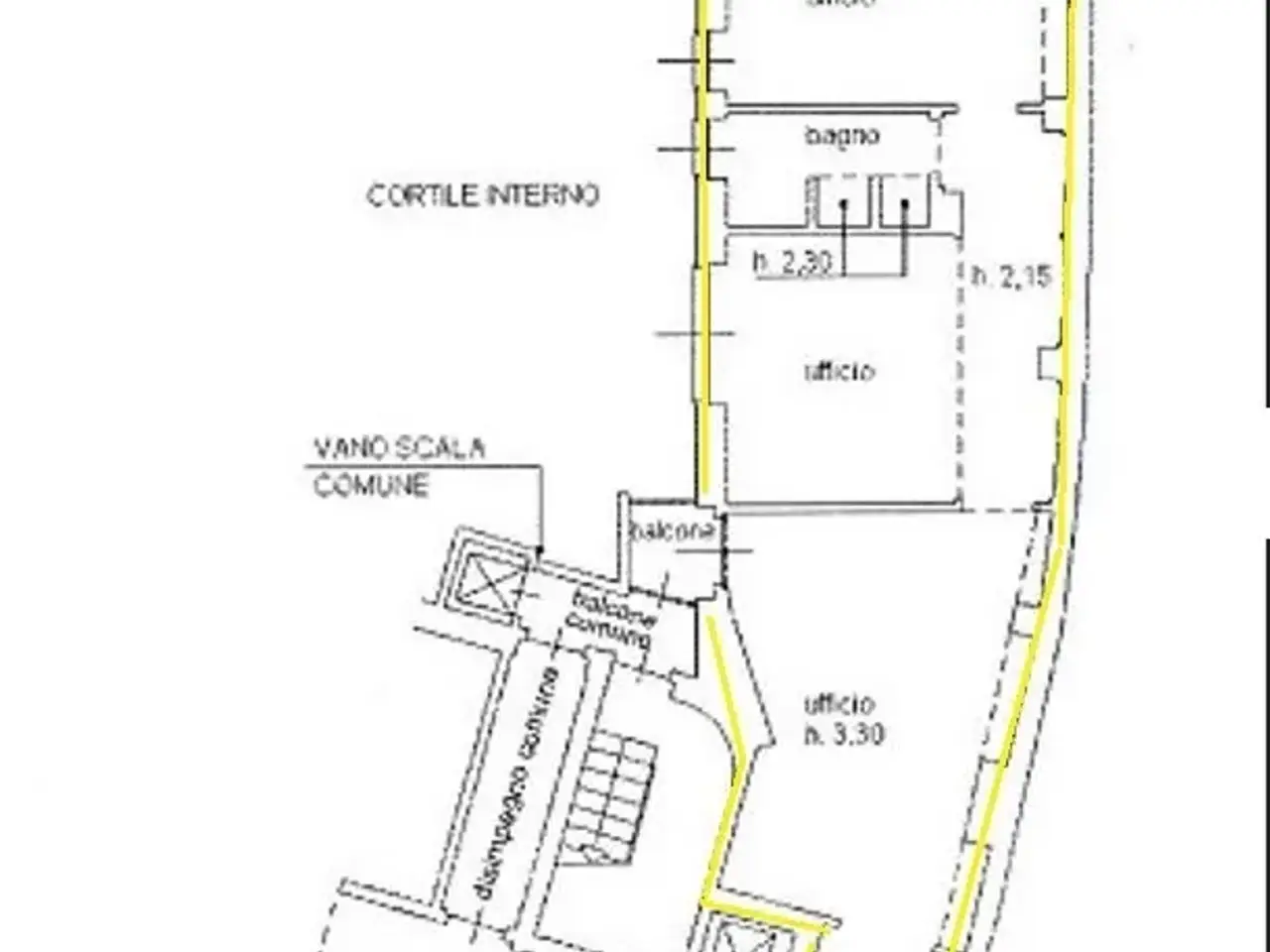 Ufficio in Via Fontana 11, Milano, {3} - Planimetria 1