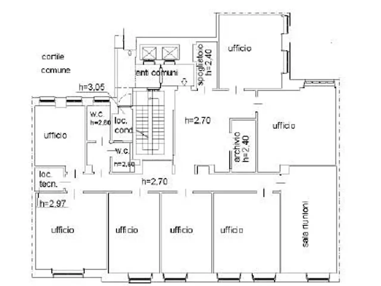 Ufficio in , Milano, {3} - Planimetria 1
