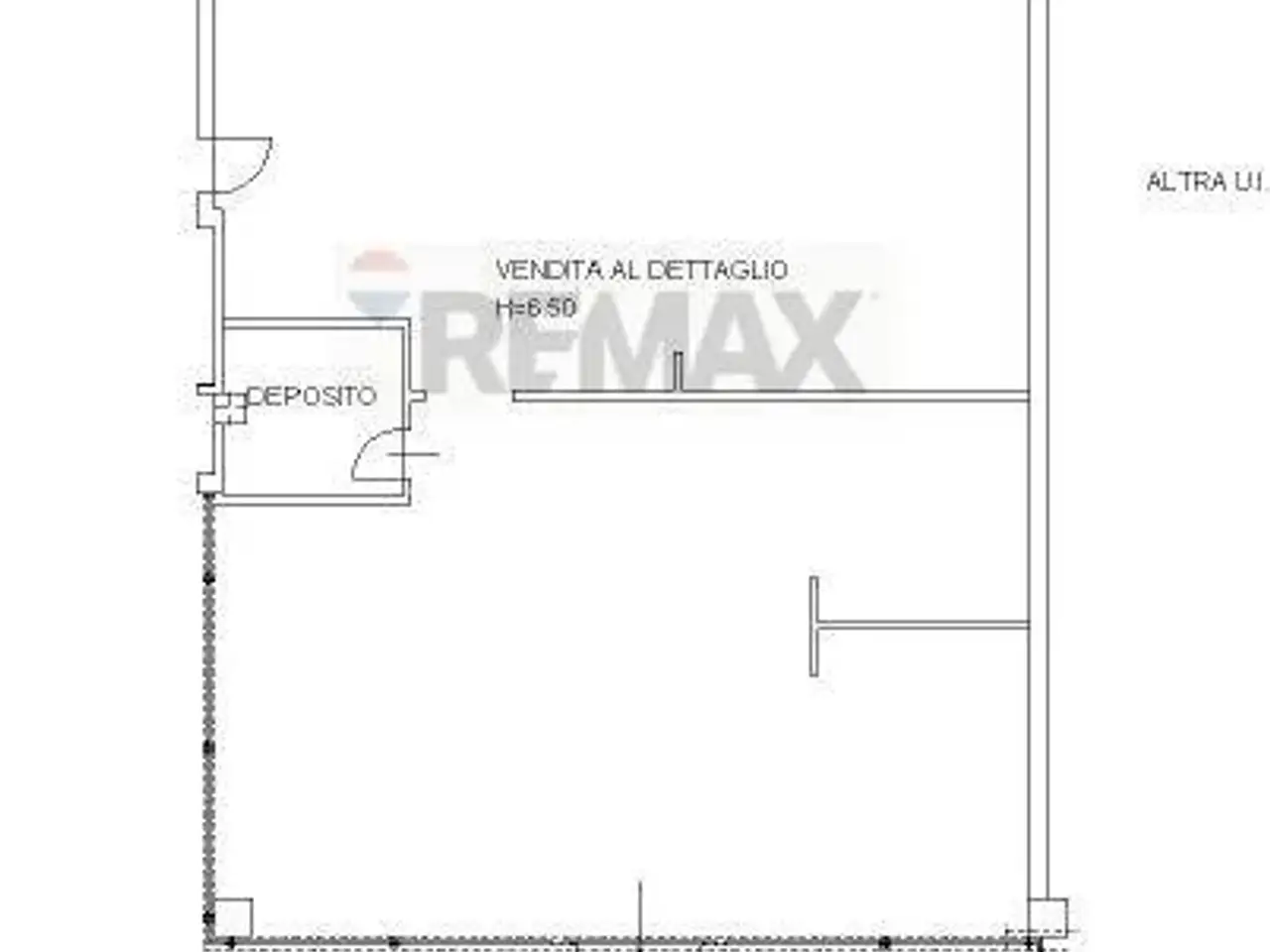 Negozio in Via La Spezia, Parma, {3} - Planimetria 1