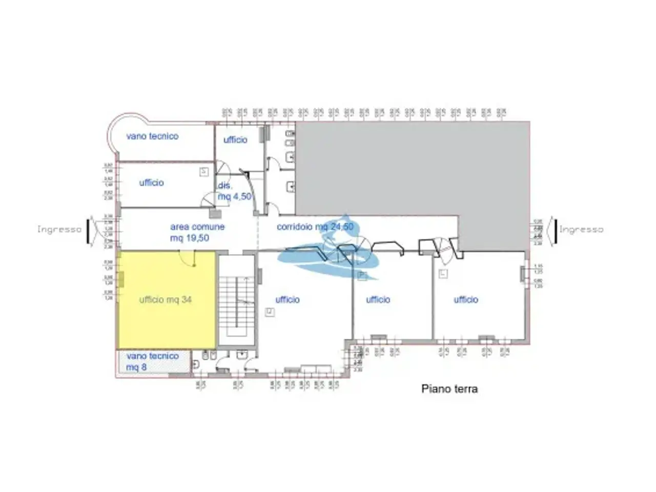 Ufficio in Via Selice 47, Imola, {3} - Planimetria 1