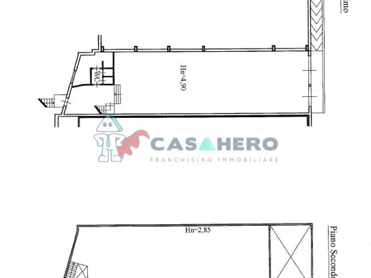 Capannone in Via Luciano Castello, Villabate, {3} - Planimetria 1