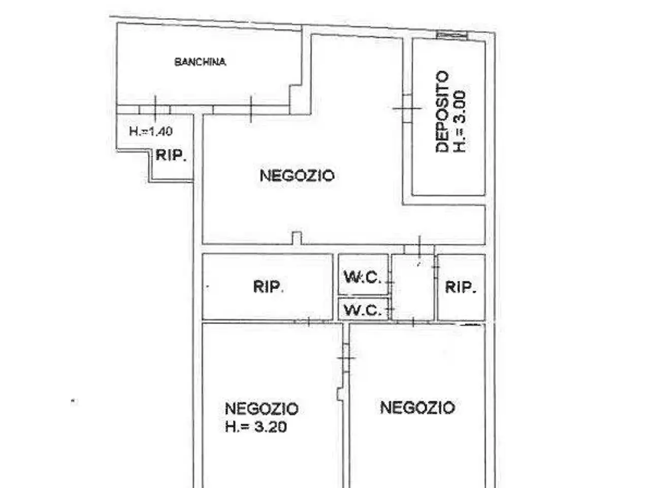 Negozio in Via a. De Curtis, Pozzallo, {3} - Planimetria 1