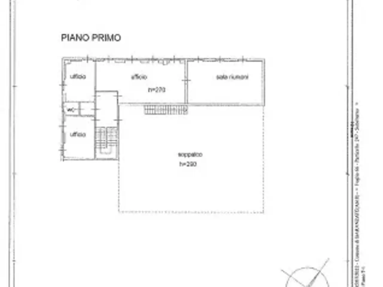 Capannone in Via Cristina Belgioioso, Baranzate, {3} - Planimetria 1