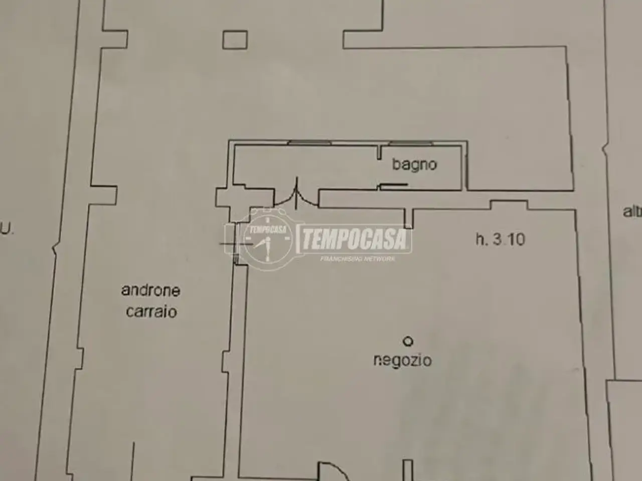 Negozio in Via Paleologi, Casale Monferrato, {3} - Planimetria 1