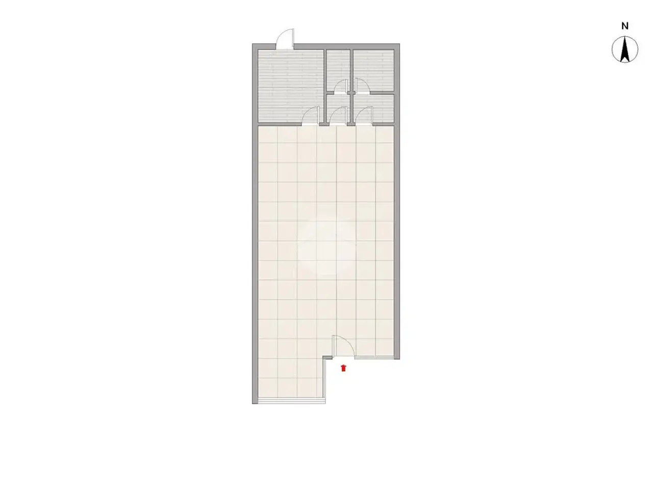 Negozio in Via Francesco Petrarca 22, Porto Mantovano, {3} - Planimetria 1