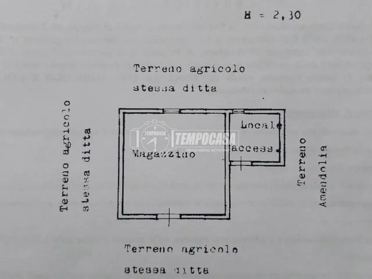 Magazzino in Via Contrada Marina San Biagio, Pace Del Mela, {3} - Planimetria 1