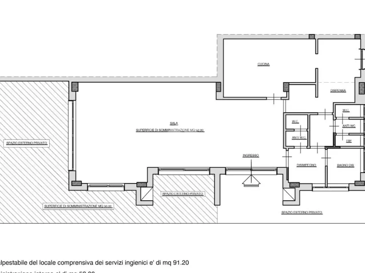 Negozio in Via di Boccea 459, Roma, {3} - Planimetria 1