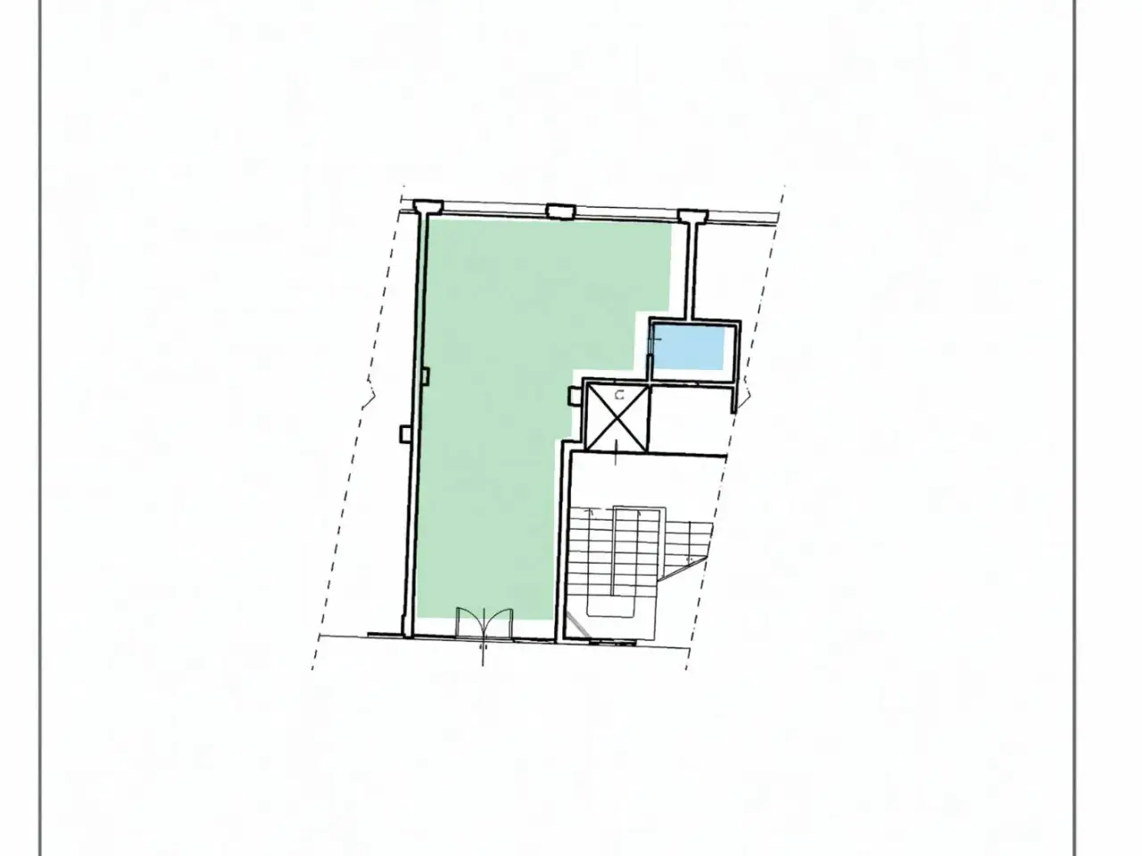 Negozio in Via Damiano Chiesa 7/d, Grosseto, {3} - Planimetria 1