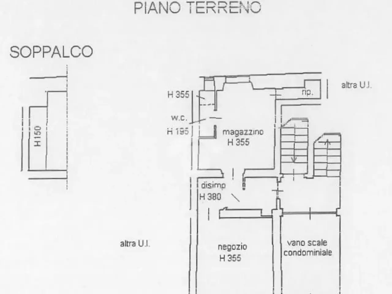 Negozio in Viale Don Giovanni Minzoni, Firenze, {3} - Planimetria 1