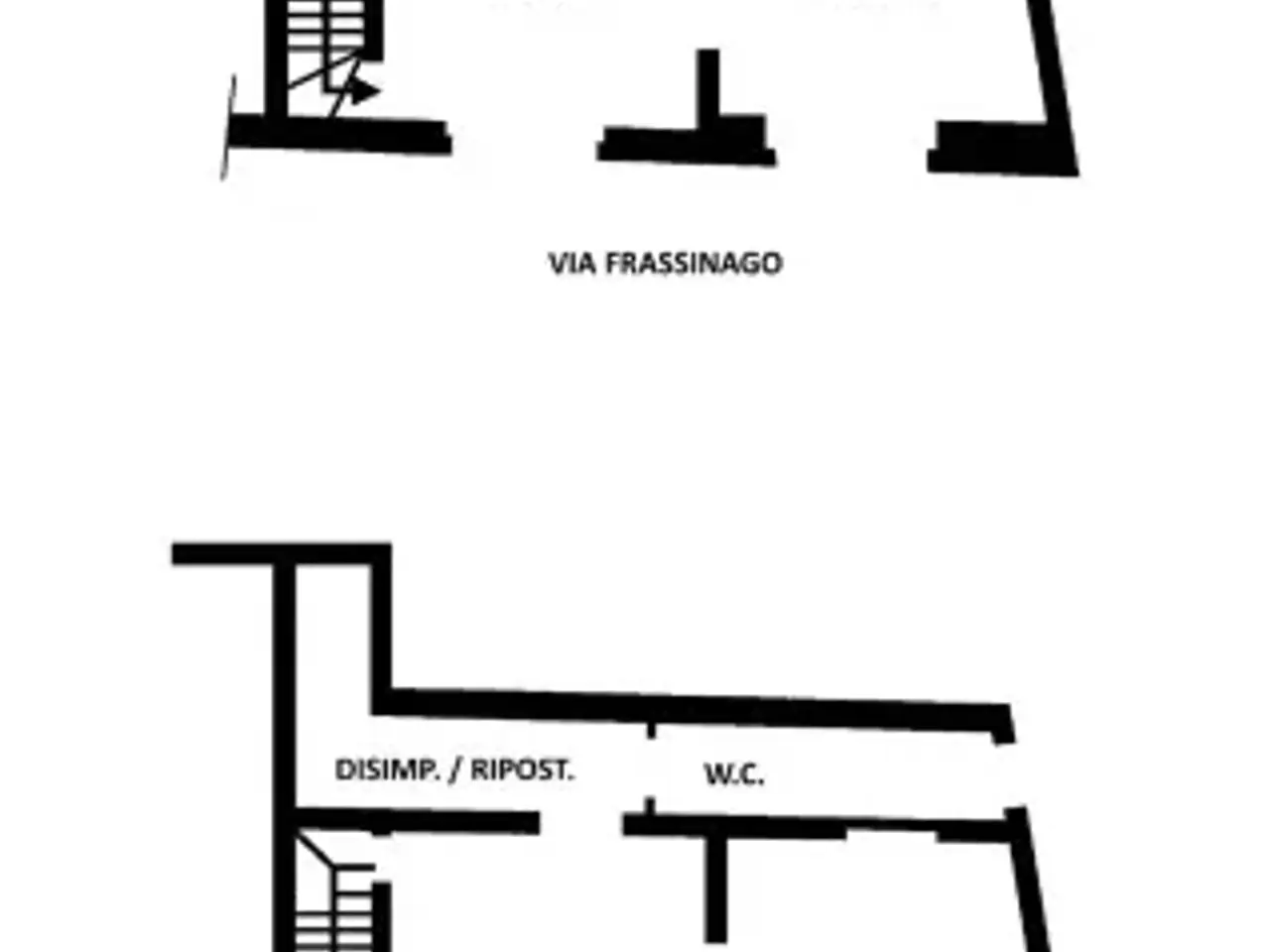 Negozio in Via Frassinago, Bologna, {3} - Planimetria 1