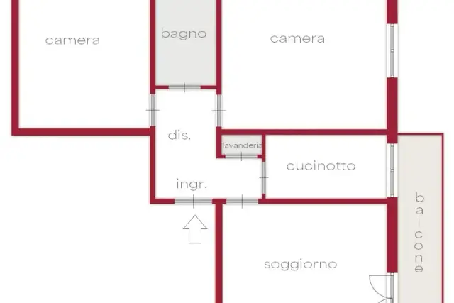 3-room flat in Via del Carpaccio, Bologna - Photo 1