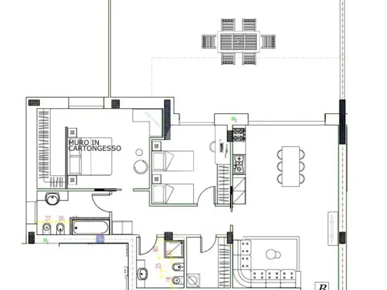 Ufficio in Via Carlo Pisacane, Magenta, {3} - Planimetria 1