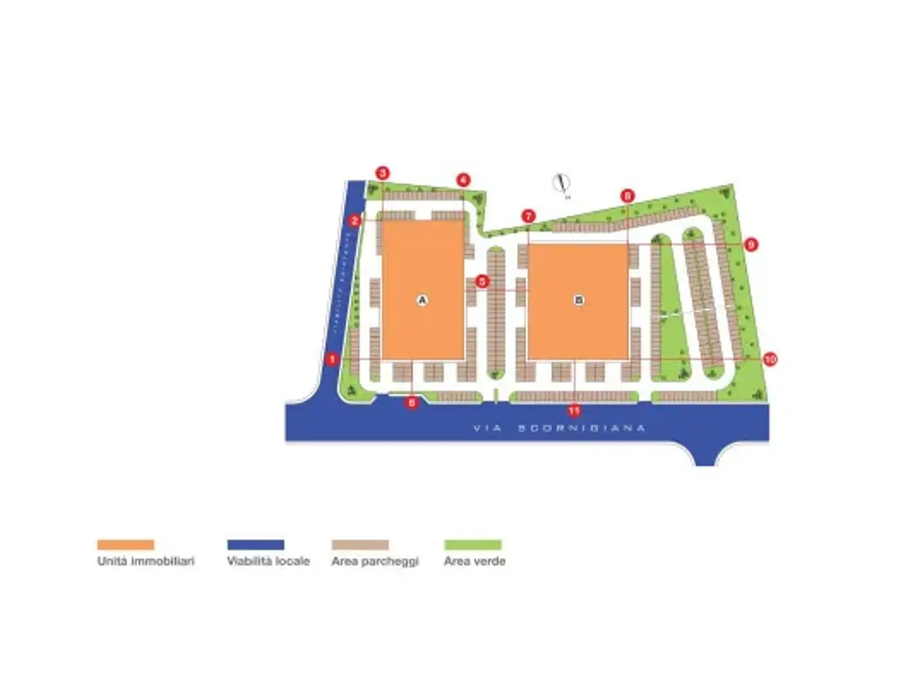 Ufficio in Via Scornigiana 6, Pisa, {3} - Planimetria 1