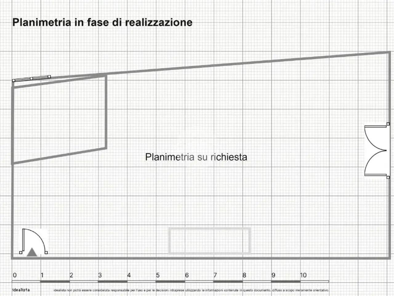 Negozio in Corso Martiri della Libertà, Brescia, {3} - Planimetria 1