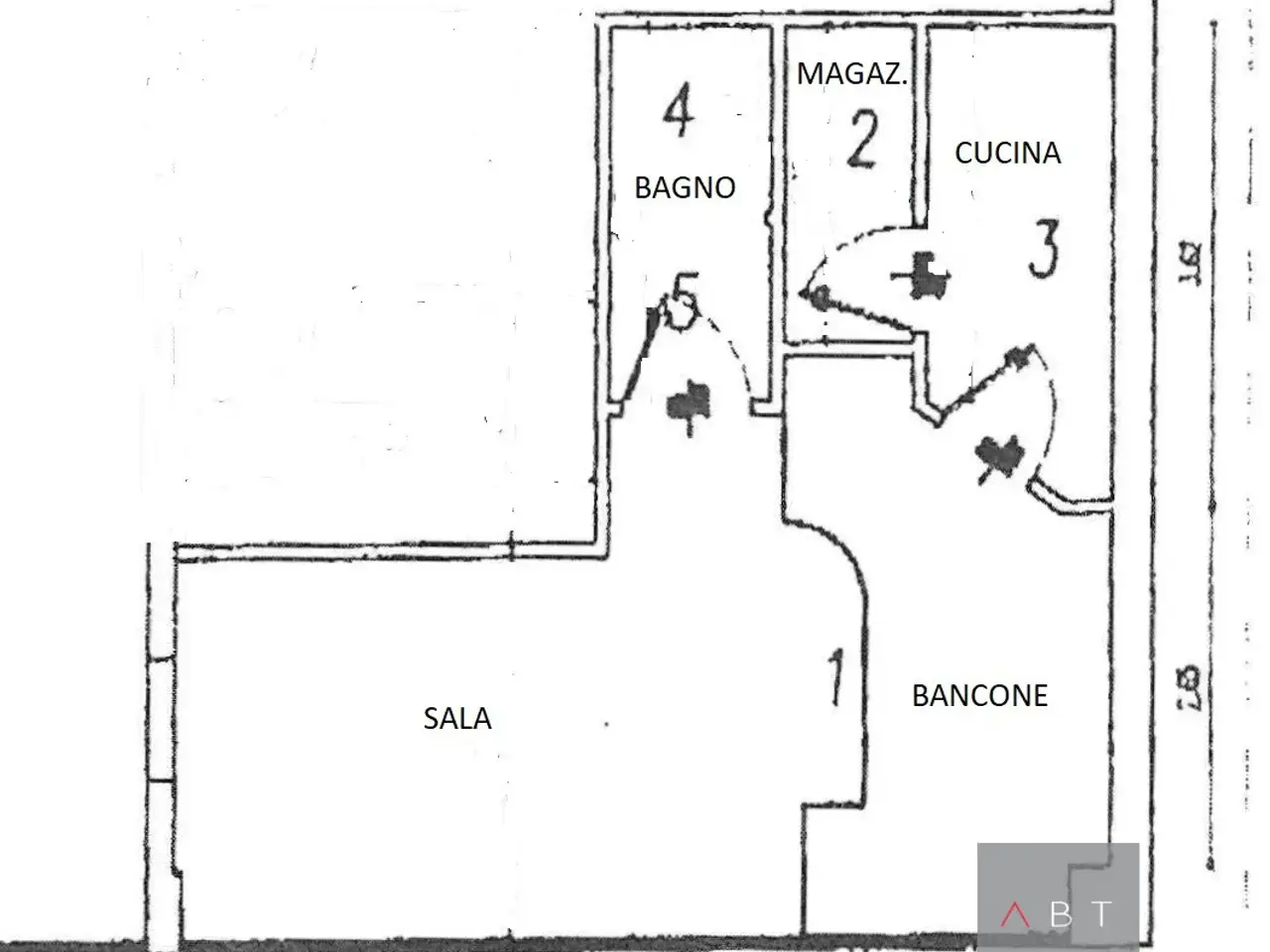 Bar in , Campo San Martino, {3} - Planimetria 1