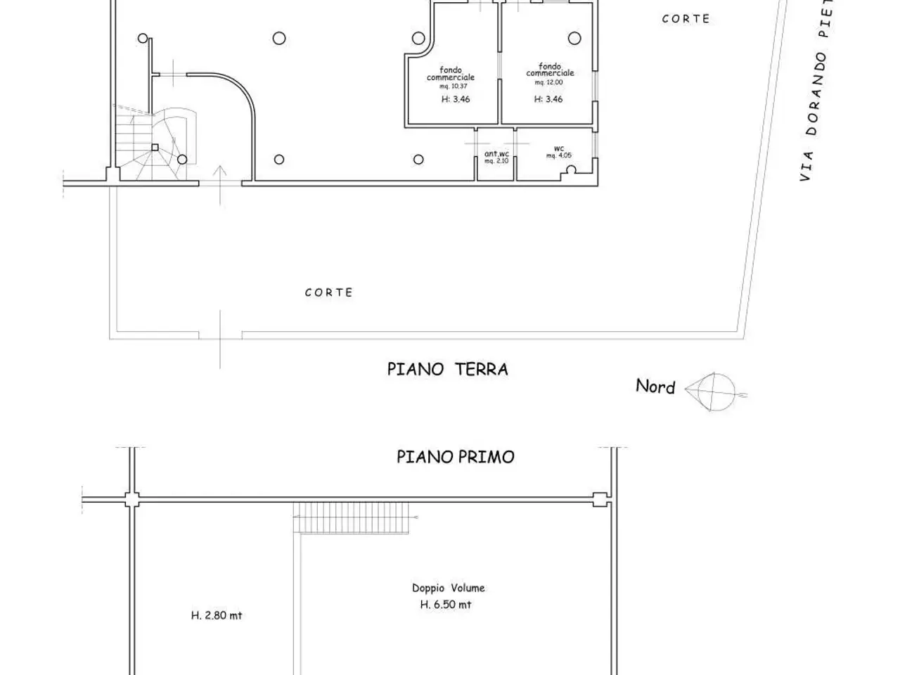 Capannone in , Cecina, {3} - Planimetria 1