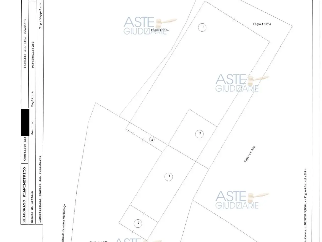 Fabbricato misto in Via per Marcorengo 1 1, Brusasco, {3} - Planimetria 1