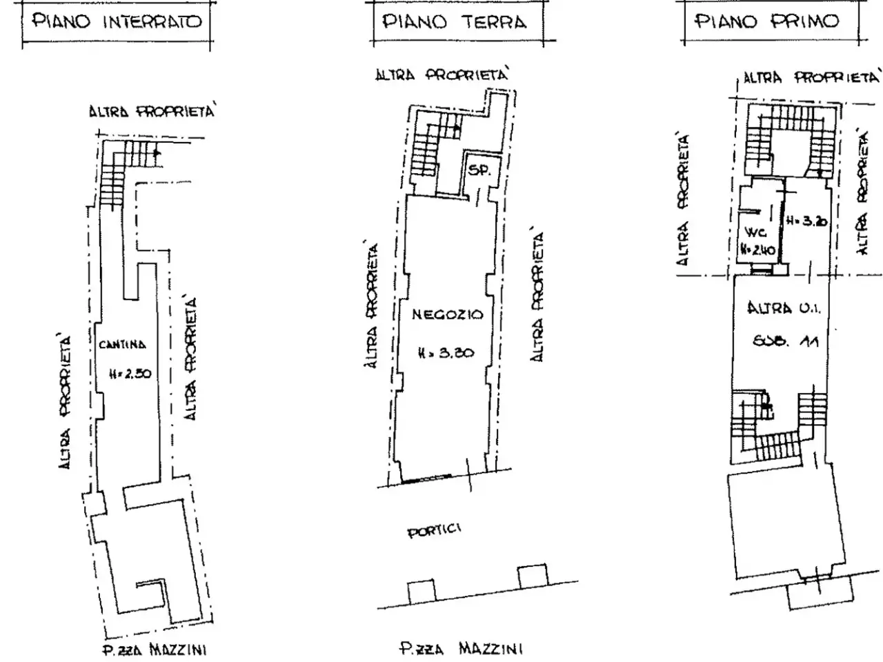Negozio in Piazza Mazzini 20, Casale Monferrato, {3} - Planimetria 1