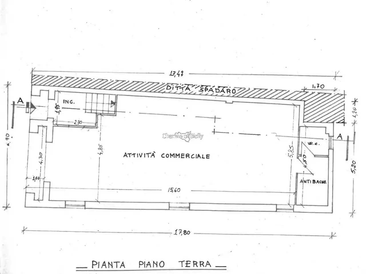 Negozio in , Rosolini, {3} - Planimetria 1