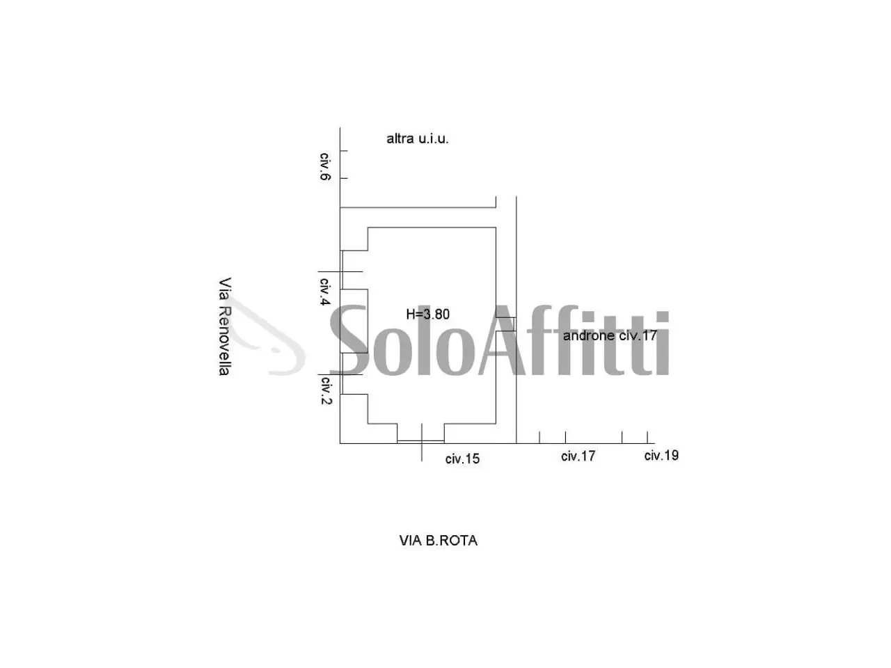 Negozio in Via Renovella 2, Napoli, {3} - Planimetria 1