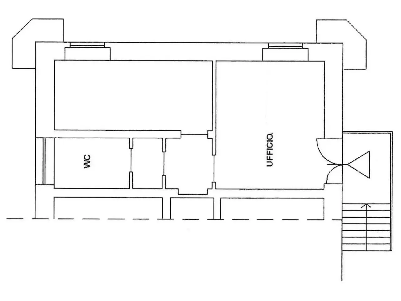 Ufficio in Via Radicofani, Roma, {3} - Planimetria 1