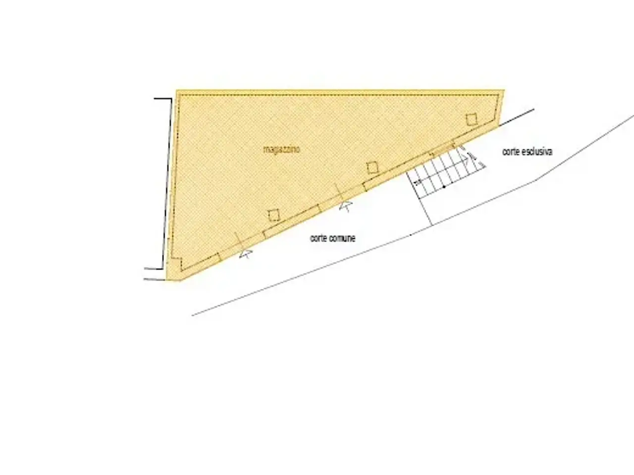 Magazzino in Via Roma 51, Rezzoaglio, {3} - Planimetria 1