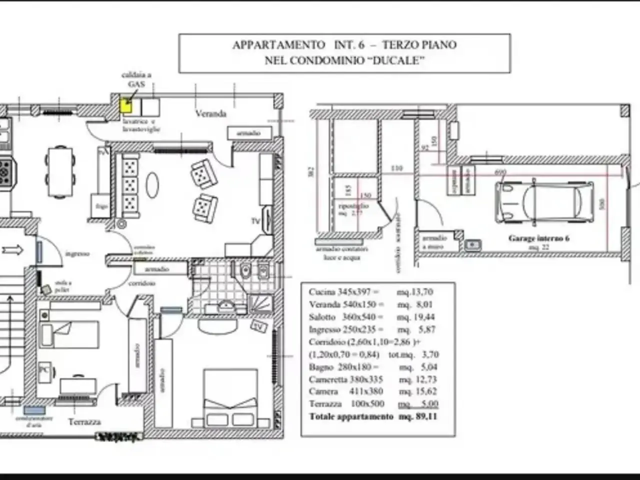 Appartamento in Via Alcide De Gasperi, Cividale Del Friuli - Planimetria 1