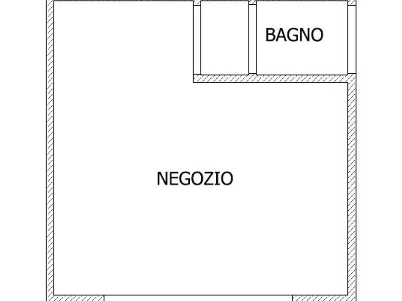 Negozio in Via dei Giardinetti 76, Roma, {3} - Planimetria 1