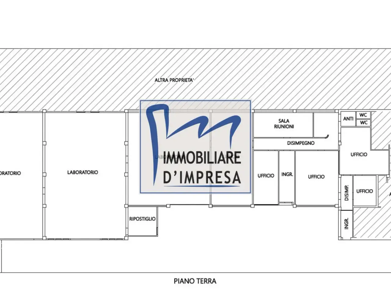 Capannone in Via Palermo, Parma, {3} - Planimetria 1