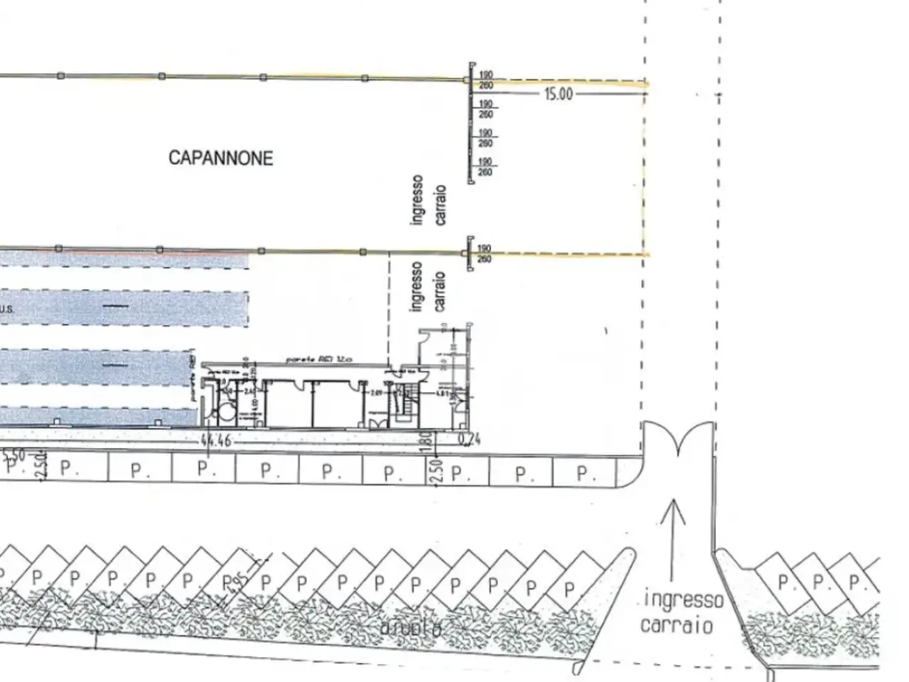 Capannone in Via della Misericordia 5, Casatenovo, {3} - Planimetria 1